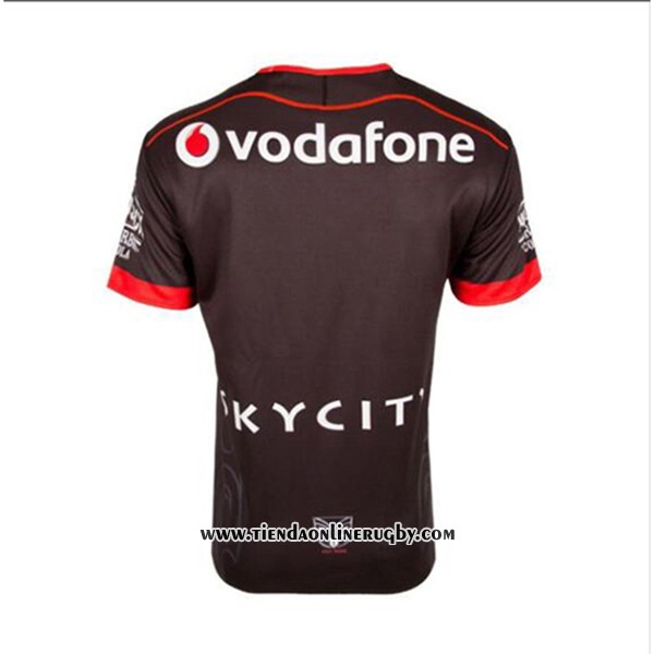 Camiseta Nueva Zelandia Warriors Rugby 2017 Local Negro